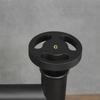 SALFORD black two-hole free-standing washbasin tap