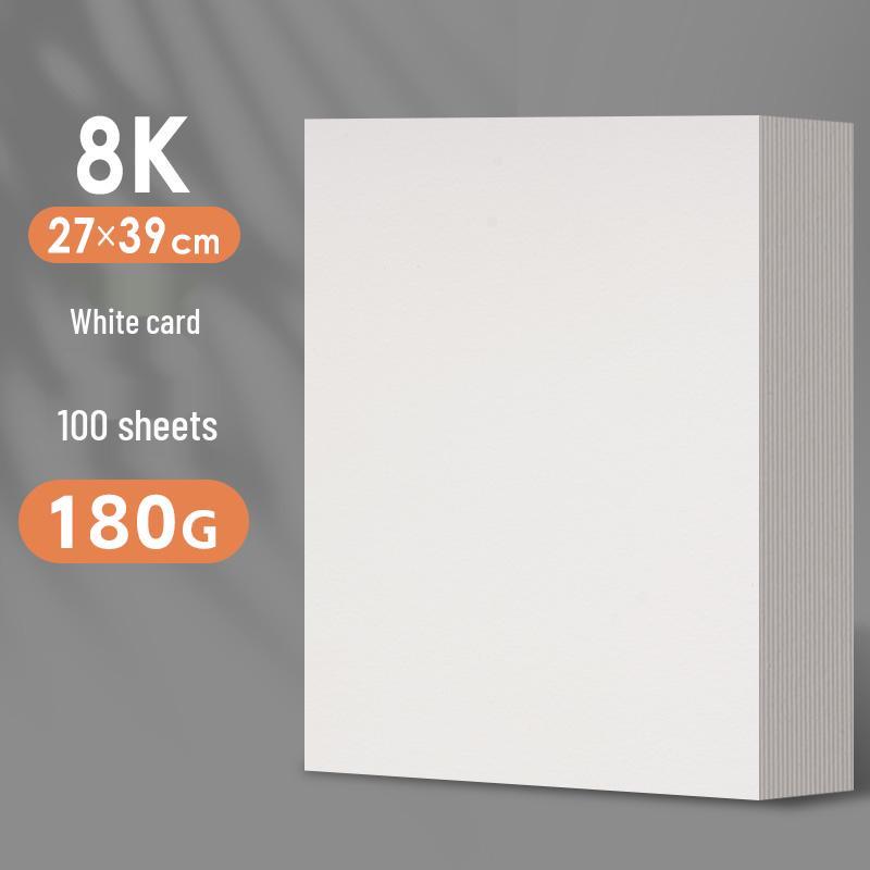 A4 White Cardstock, Black & Colored Paper, Thickened for DIY Kindergarten Crafts & Projects, A3/A4 Size.