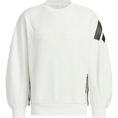 adidas FW24 Future Style Pre Series Logo Sport Freizeit Langarm Sweatshirt Herren Sweatshirt Weiß JN3466