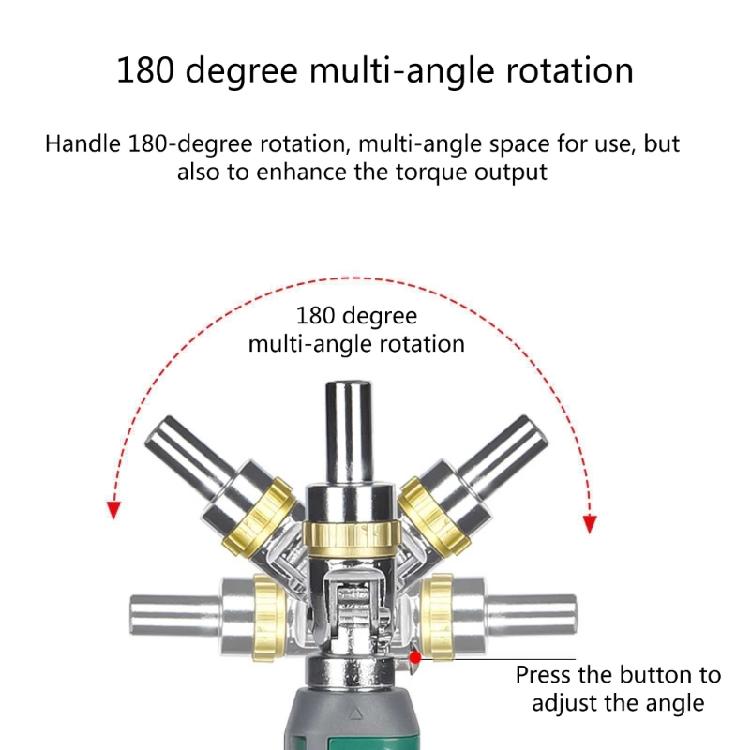 14 In 1 Magnetic Ratcheting Screwdriver Set for Furniture Assembly Home