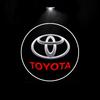 2pcs Led Car Door Welcome Light Projector Lamp Accessories For Toyota GR Corolla Yaris Aygo Prius RAV4 Crown CHR Camry Auris TRD
