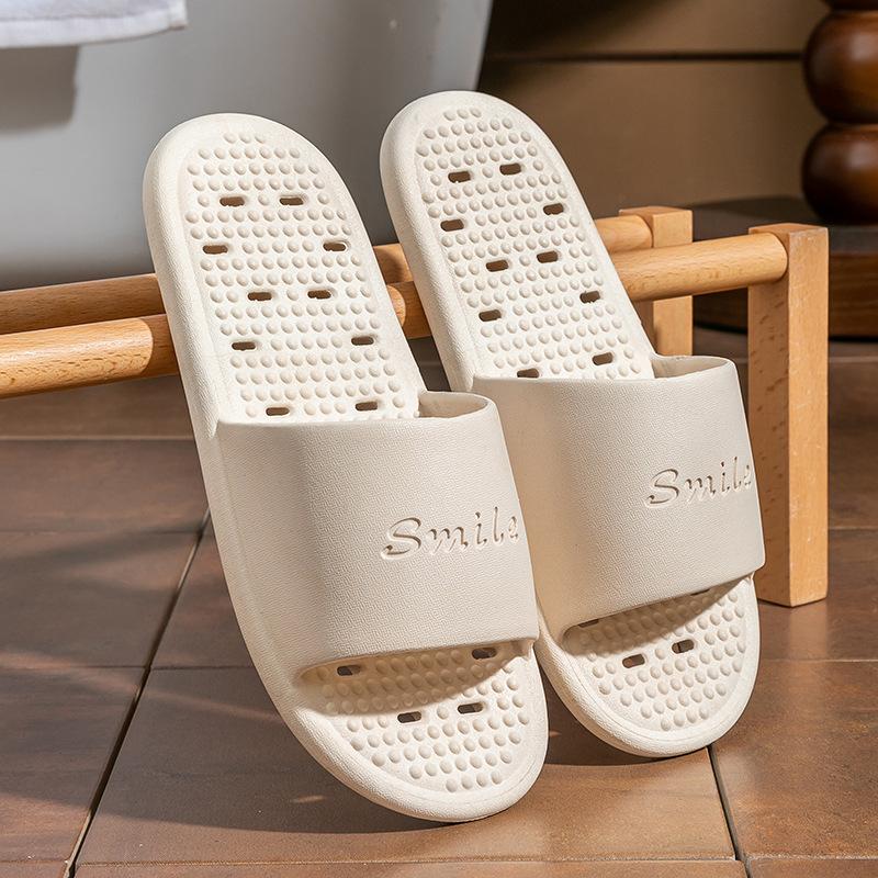 Fashion 2025 women's new indoor home bathroom hotel quick-drying non-slip and leakage slippers men's and women's couple shoes