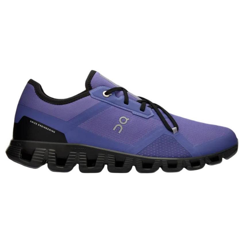 On Cloud X 3 Comfortable Slip Resistant Abrasion Resistant Low top Running Shoes Men's Blue Purple 3MD30322032