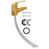 VidaXL Mitigeur de bidet de salle de bain Doré 13x12 cm