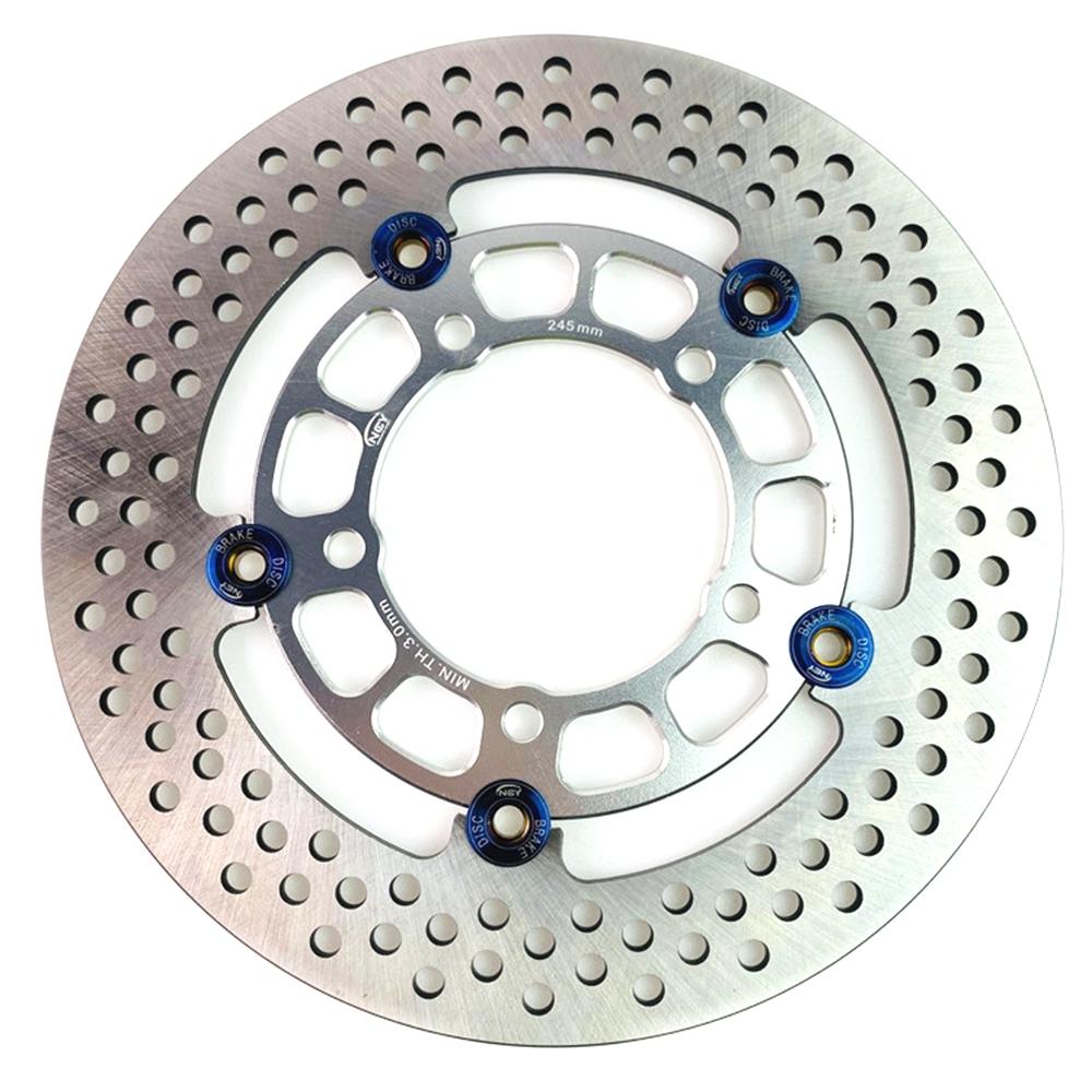 CNC 245mm*58mm 5 Löcher Schwimmende Scheibe Motorrad Bremsscheibe Für Honda Yamaha Roller Aerox Nitro Cygnus-X BWS Zuma RSZ FORCE