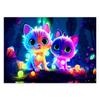 Wallpaper Cute neon cats