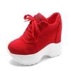 2025 Women Platform Sneakers Mesh Casual Trainers Chunky Shoes 11CM Heels Autumn Wedges Breathable Height Increasing Shoes Woman