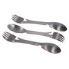 3Pcs Set Outdoor Multifunctional 5 In 1 Knife Spoon Fork Bottle Can Opener Utensil