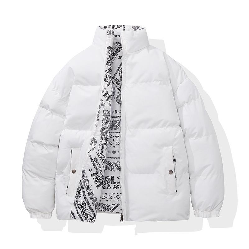 

Двусторонняя хлопковая куртка Мужская куртка Зимняя хлопковая куртка Утепленная Большого размера Отдельно стоящая Жемчужная хлопковая куртка Мужская куртка L