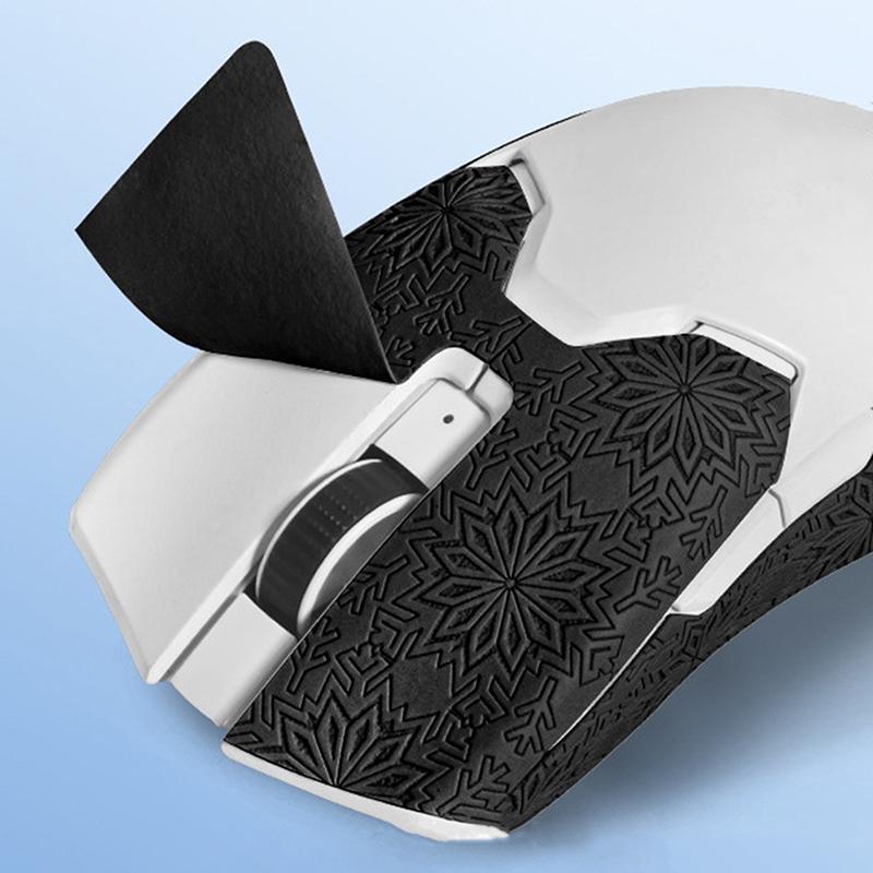 1Set Ultraglide Mouse Anti Slip Sticker For Viper V3 Pro Non-Slip Anti Sweat Tape Ultrathin Snowflake Texture Anti Sweat Patch