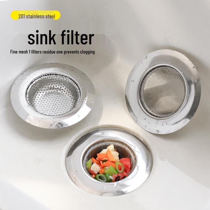 Changbaosen Stainless Steel Kitchen Sink Strainer (10-Pack)