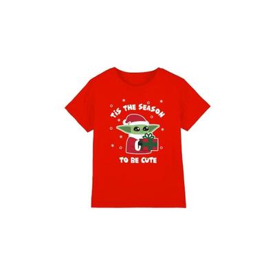Childrens/Kids Tis The Christmas Season Grogu T-Shirt