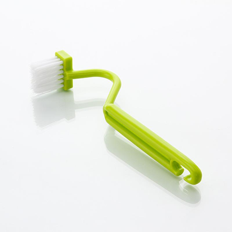 Cleaning Brush V-shaped S-shaped Inner Corner Brush Bent Handle Sanitary Brush