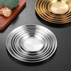 Korean Style Stainless Steel Serving Plate