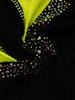 Girls Stage Costume - Rhinestone Leotard Long Sleeve Keyhole Back for Figure Skating & Gymnastics