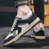 Fashion Canvas Board Shoes Men Vulcanized Fashion Platform Outdoor Casual Sneakers Men Street Skate Shoe Lace-up Zapatillas Hombre