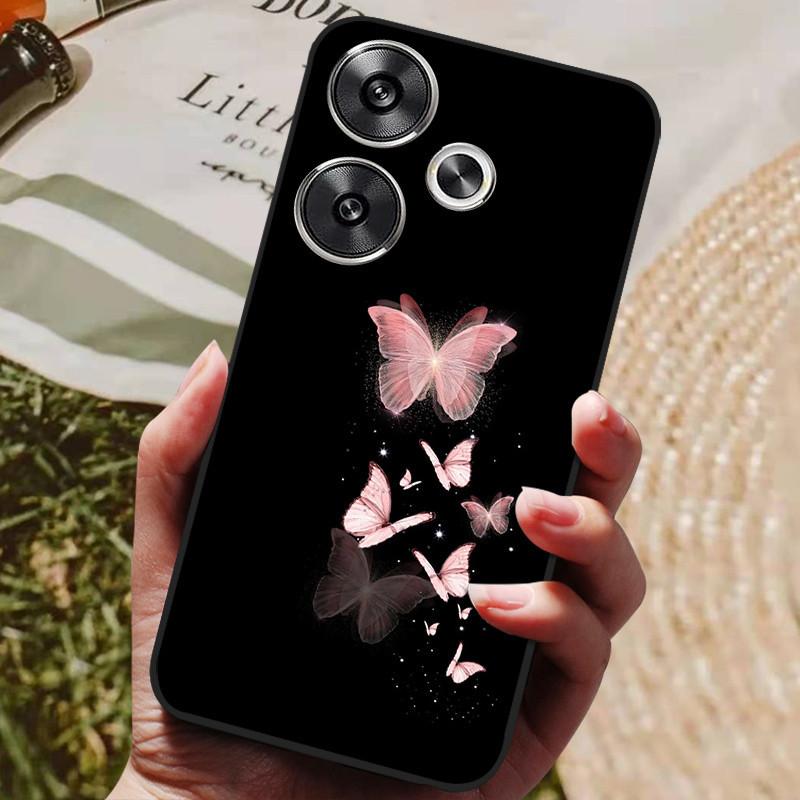 For Xiaomi POCO F6 Case POCOF6 Luxury Phone Silicon Back Cover For Xiaomi POCO F6 Cases  F 6 Protective Shockproof Shell Capas