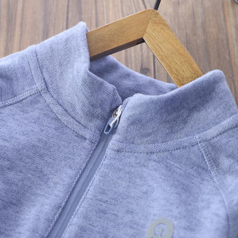 2025 Autumn Kids' Skin-Friendly Fleece Stand Collar Base Layer Top - Super Warm & Lightweight for Boys and Girls