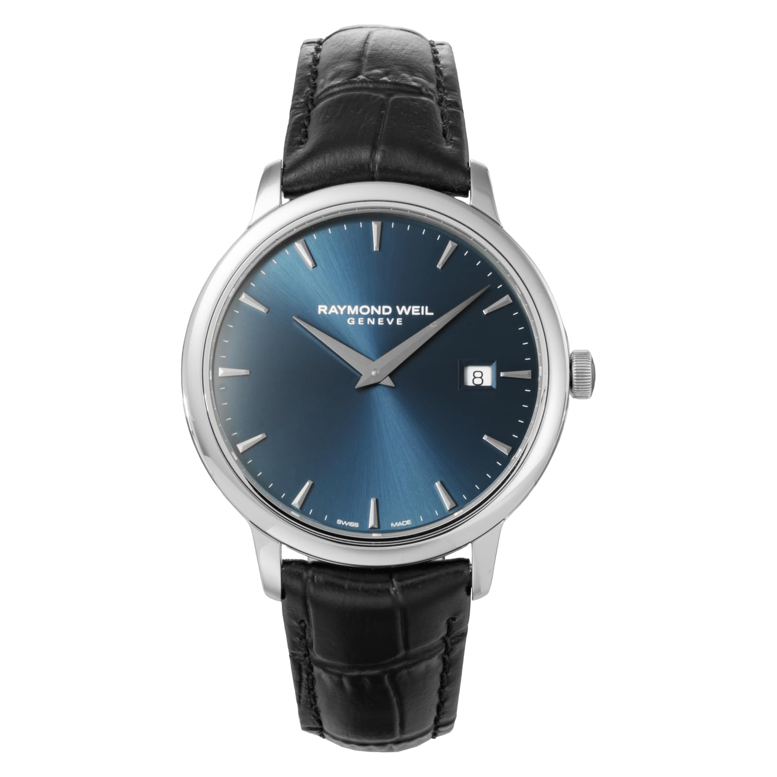 

Raymond Weil TOCCTA Navy Stainless Sapphire Quartz 50M Water Men s Watch, Dial, Steel, Crystal, Movement, Resistance, 39mm, Black, 5488-STC-50001