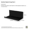 Muji-Style Magnetic Storage Rack & Accessories for Whiteboards, Doors & Refrigerators