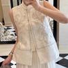 Women's Vest Beaded Chinese Sequins Loose Single Breasted Vest Spring Coat High End Embroidery Early Spring Fashion Coat