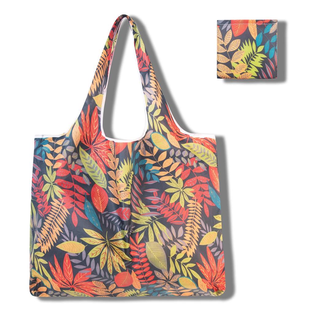 Eco-Friendly Large Capacity Foldable Tote Bag - Creative, Portable, Printed, and In Stock
