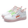 Li Ning CF New Sequence Non slip Lightweight Mid top Skateboard Shoes Women's White Pink AGCR112-1