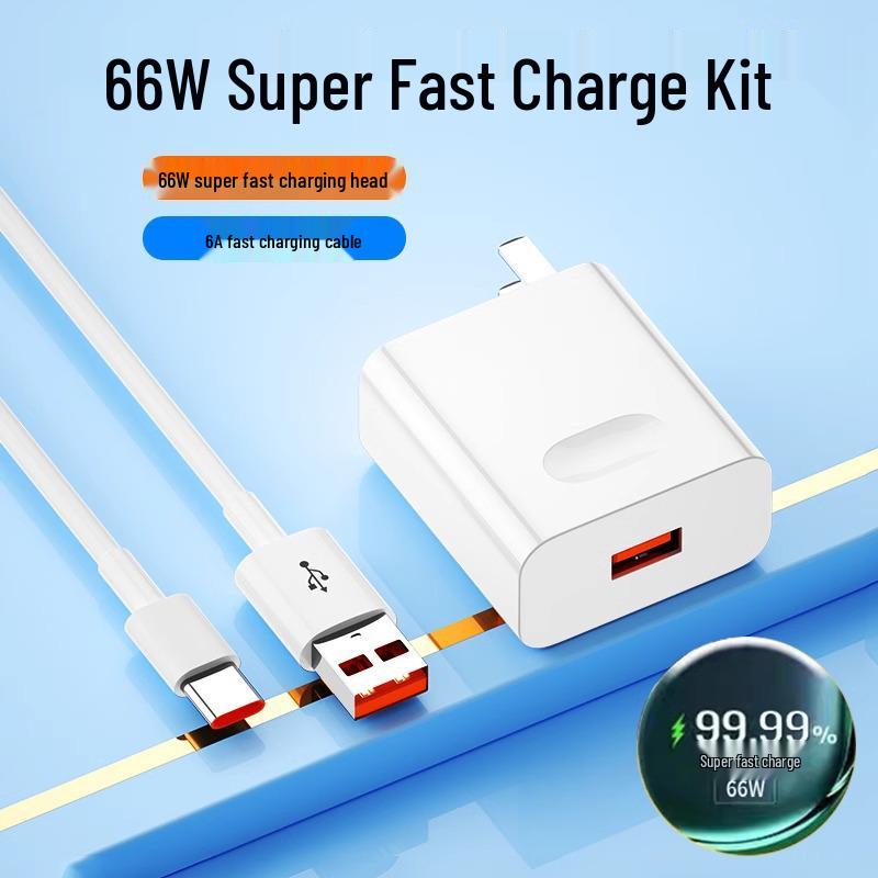 100W Fast Charging Type-C Cable for 66W Huawei Mate60 Pro/P40