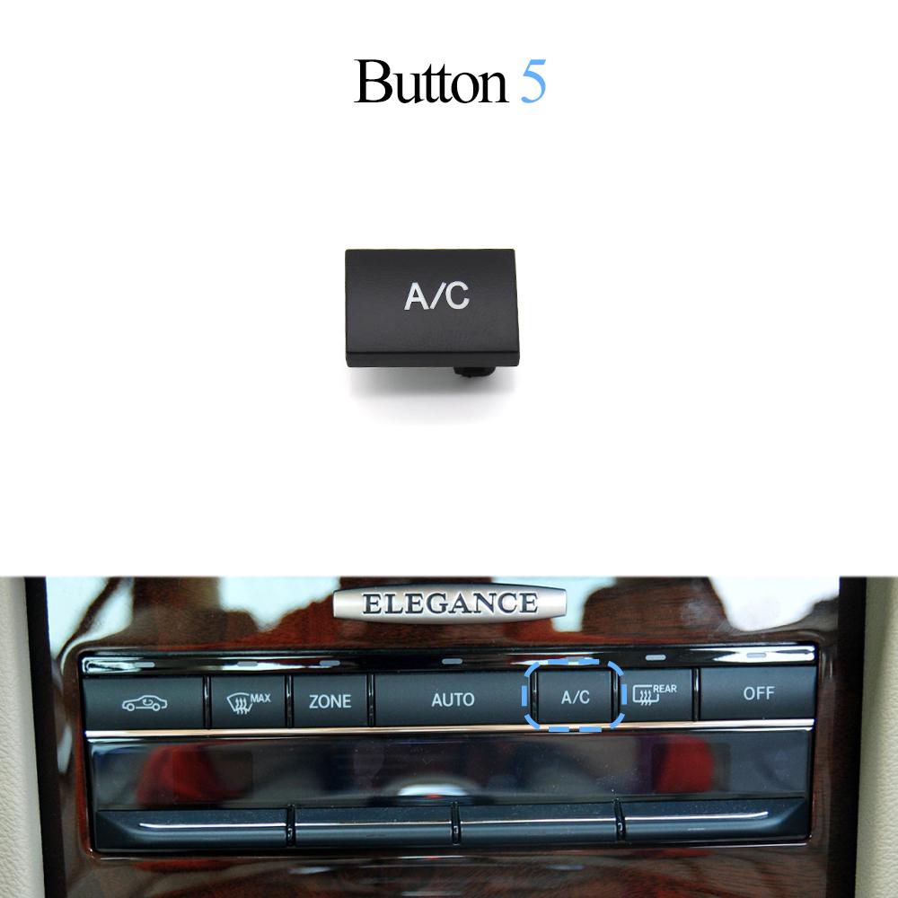 Car Front Console Air Conditioner AC Heater Climate Control Button Cover For Mercedes Benz E Class W212 W207 E200 E250 E300