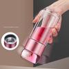 Gianxi Tea Separation Tea Cup Double-Layer Insulated Glass Cup Trendy Household Portable Water Cup Women'S Summer Cup