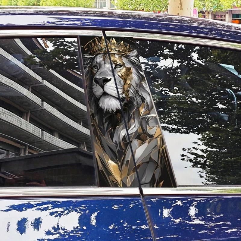 V 66937 Lion Car Decorative Decals - Cross-Border Version