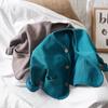 Herbst Kinder Langarm Strickjacke Baby Baumwollmantel für Jungen Mädchen Einfarbig Jacke Kinder Freizeitstrickjacke Kinderkleidung