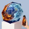 Everton Football Pattern Printed Mini 5 Folds 8 Ribs Compact Umbrella Windproof Waterproof Lightweight Portable Folding