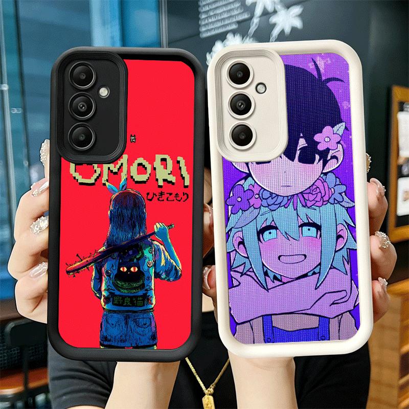 Phone Case for Samsung Galaxy A17 A16 A15 A14 A13 O-Omori Cartoon Game A56 A36 A26 A55 A35 A25 A54 A34 A24 A53 A33 A23 A07 A06