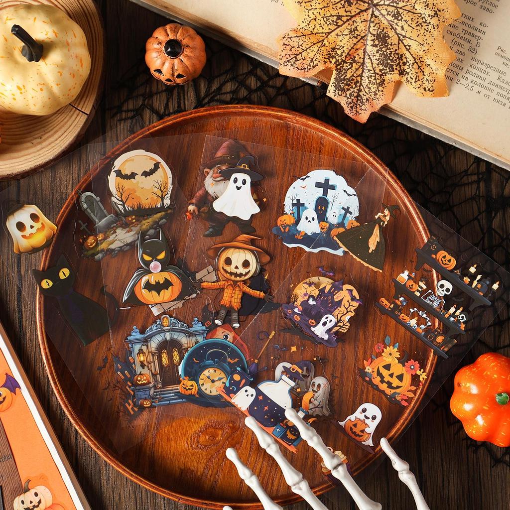 Halloween Castle Die-cut Sticker Book: Children's Journal & Decoration Stickers