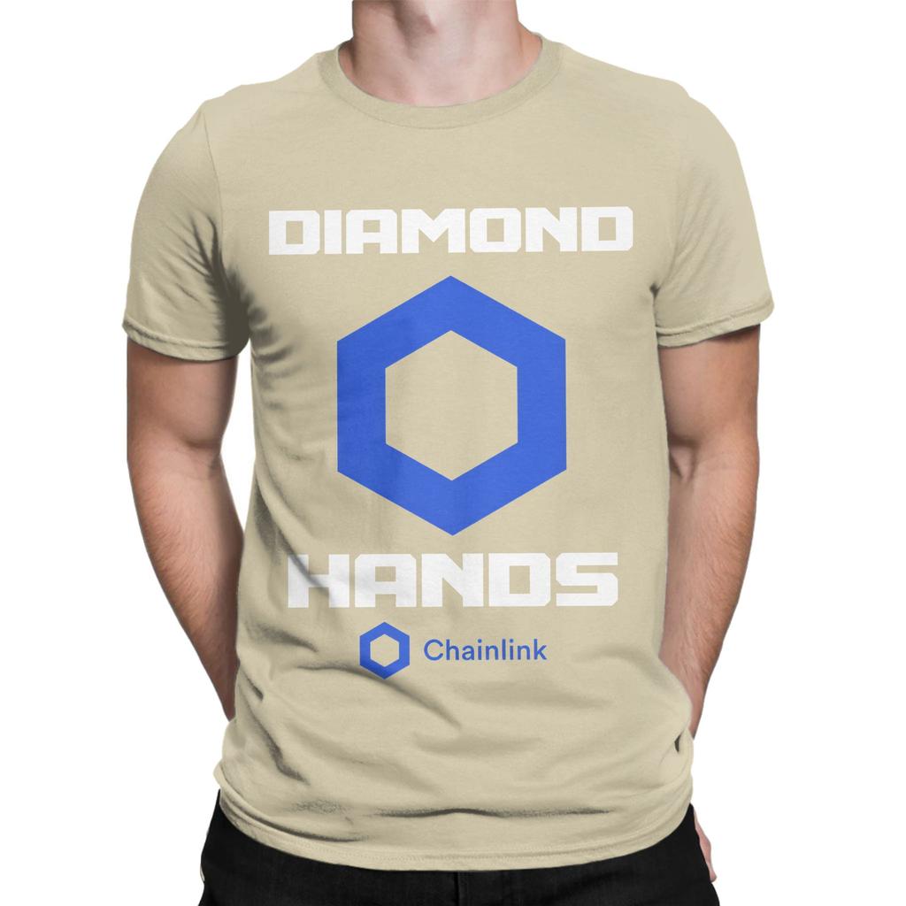CHAINLINK Cryptocurrency Link Marine Funny Graphic 100 Cotton TShirt Chainlink Tees Tops For Unisex