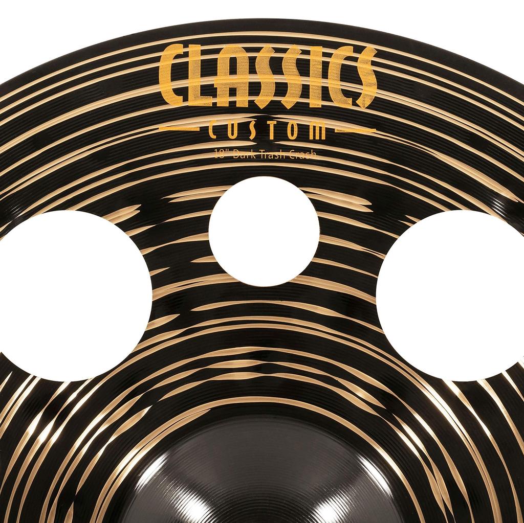 MEINL Cymbals Classics Custom Dark Series Crash Cymbals Trash Crash CC18DATRC 18" []