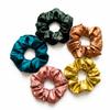 Grotiny Satin Scrunchies for Women & Girls, Pack of 5 Silk Satin Hair Scrunchies | Soft Hair Bands & Hair Ties for Ponytail, Bun & Daily Styling