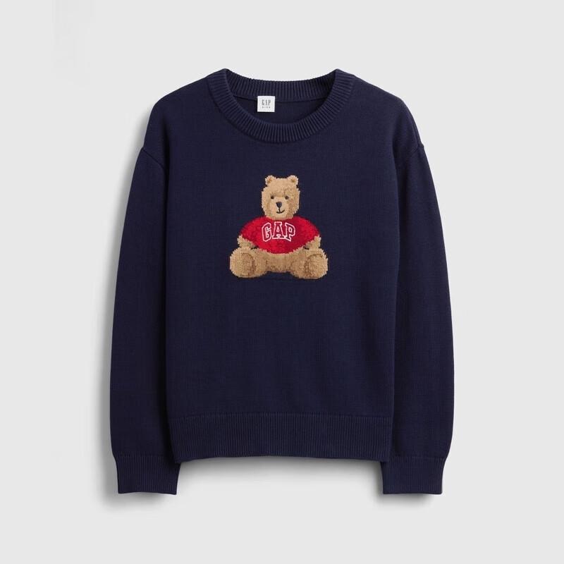 Gap Kinder-Winter-Strickpullover 2025 mit gesticktem Logo-Bären