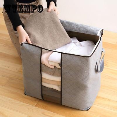1/2/3/4/4PC Faltbare Aufbewahrungstasche für zu Hause, neues wasserdichtes Oxford-Gewebe, Aufbewahrungstasche für Bettwäsche, Kissen, Steppdecken, Kleidung, Aufbewahrungstasche, Organizer
