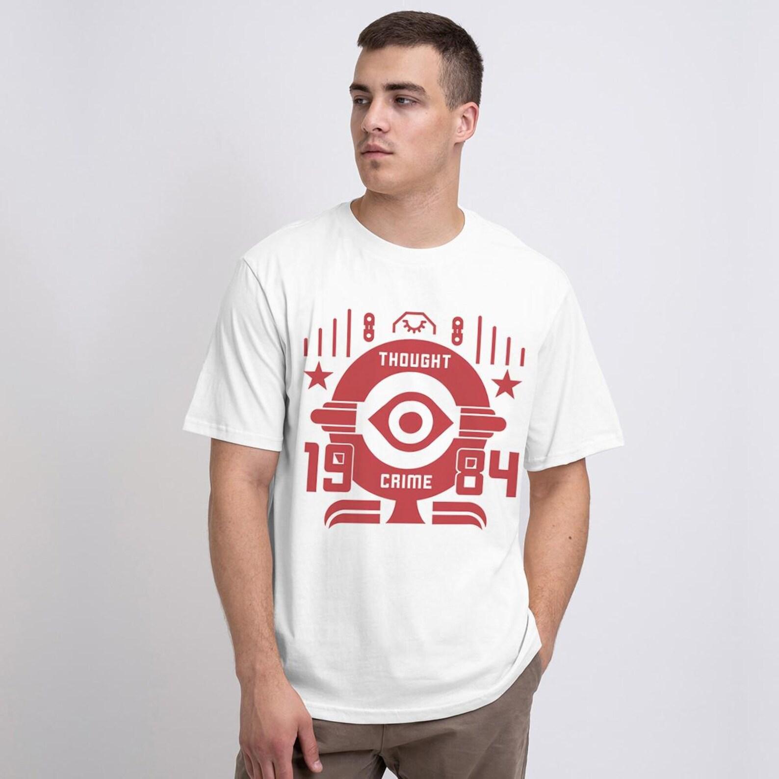 1984 Thoughtcrime George Orwell T-Shirt, Men s and Women s Sizes (RWL-890022) S