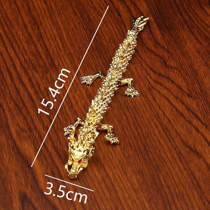 Alloy 3D three-dimensional activity dragon home office desktop antique dragon jewelry