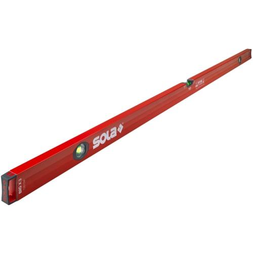 Sola BIG X3 120 120 cm Box Size Spirit Level - Red