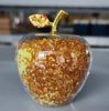 Apple Statue Glitter Glass Crystal Home Decor Christmas Eve Ornaments Gift Christmas Eve Ornaments Home Desktop Decoration 2025