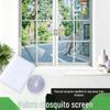 Invisible Self-Adhesive Polyester Mosquito Net Window Screen with Velcro - No Drilling Required.