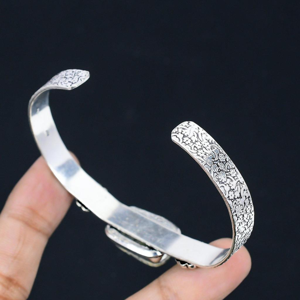 Easter Deal Natural K2 Jasper 925 Sterling Silver Daughter Anniversary Bangle