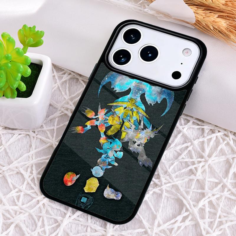 

Digimon Digi Crests Phone Case for iPhone 17 Air 16 15 11 12 14 13 Pro Max Shockproof Cover iPhone 15