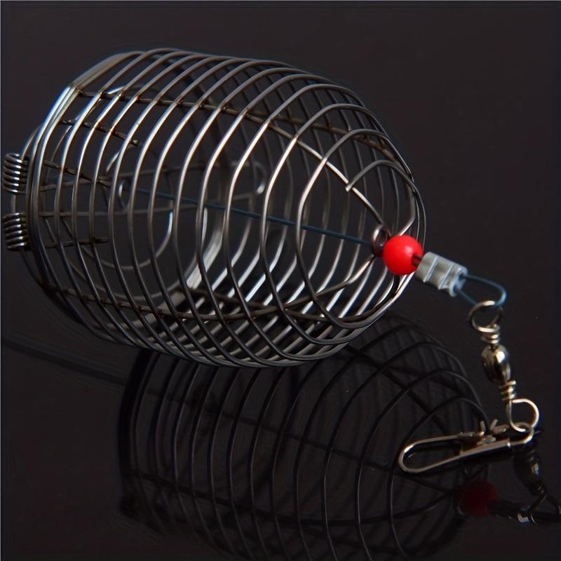 FTK Nesting Device, Nesting Cage, Bait Cage, Bait Cage, Stainless Steel Metal, Fishing Bait Cage, Fishing Gear Accessories