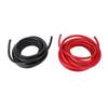 4AWG 20ft Power Cable with Line Tail Heat Shrink Tube Black Red Flexible Power Ground Wire Kit for Car Radio Speaker
