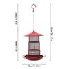 Garden Yard Birds Feeder Squirrels-proof Hanging Birdhouse for Outside Garden